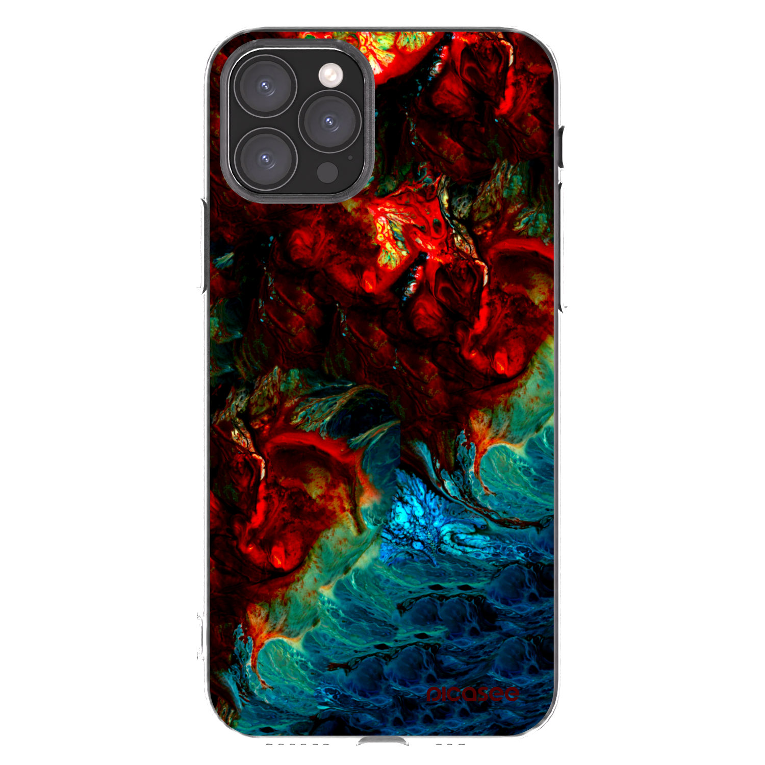 Picasee silikonska prozirna maskica za Apple iPhone 11 Pro - Universe