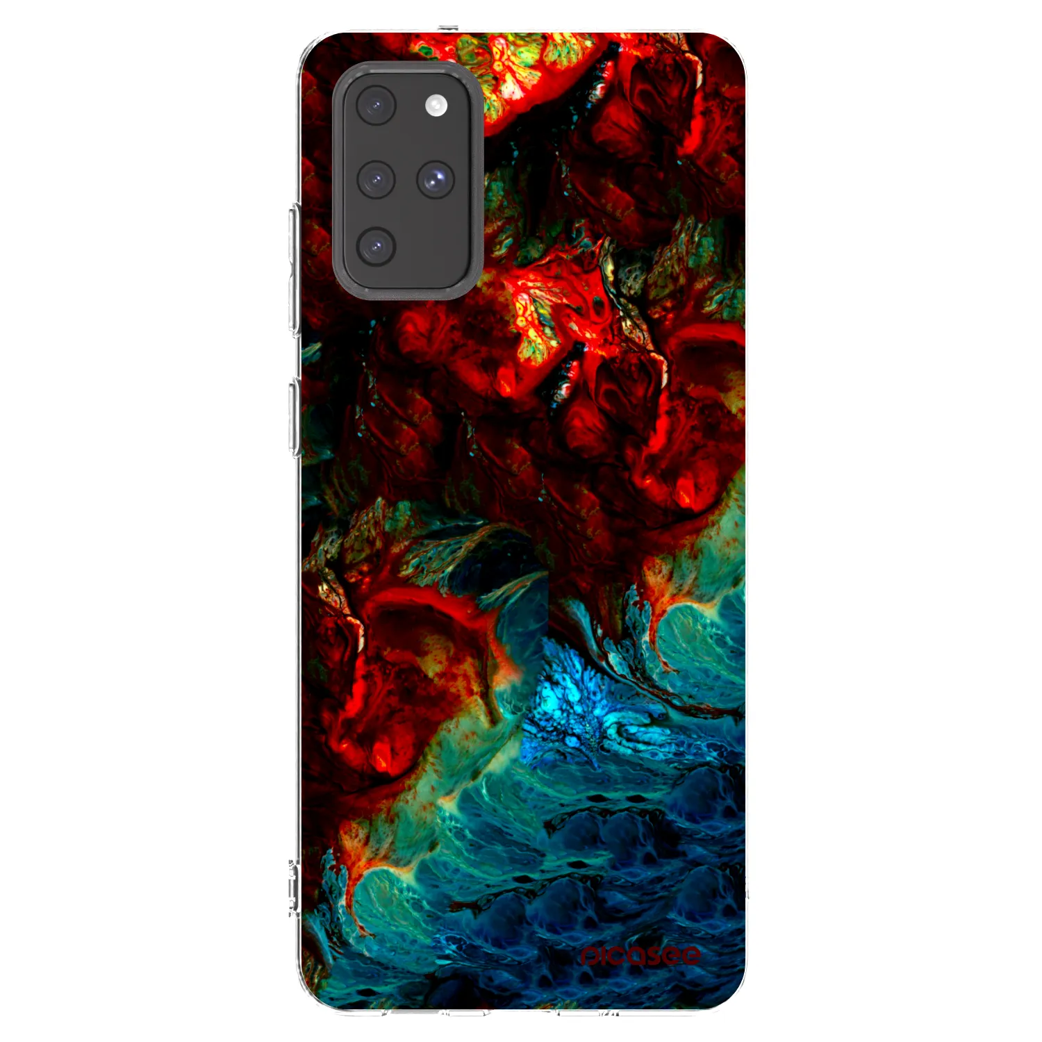 Picasee silikonska prozirna maskica za Samsung Galaxy S20+ G985F - Universe