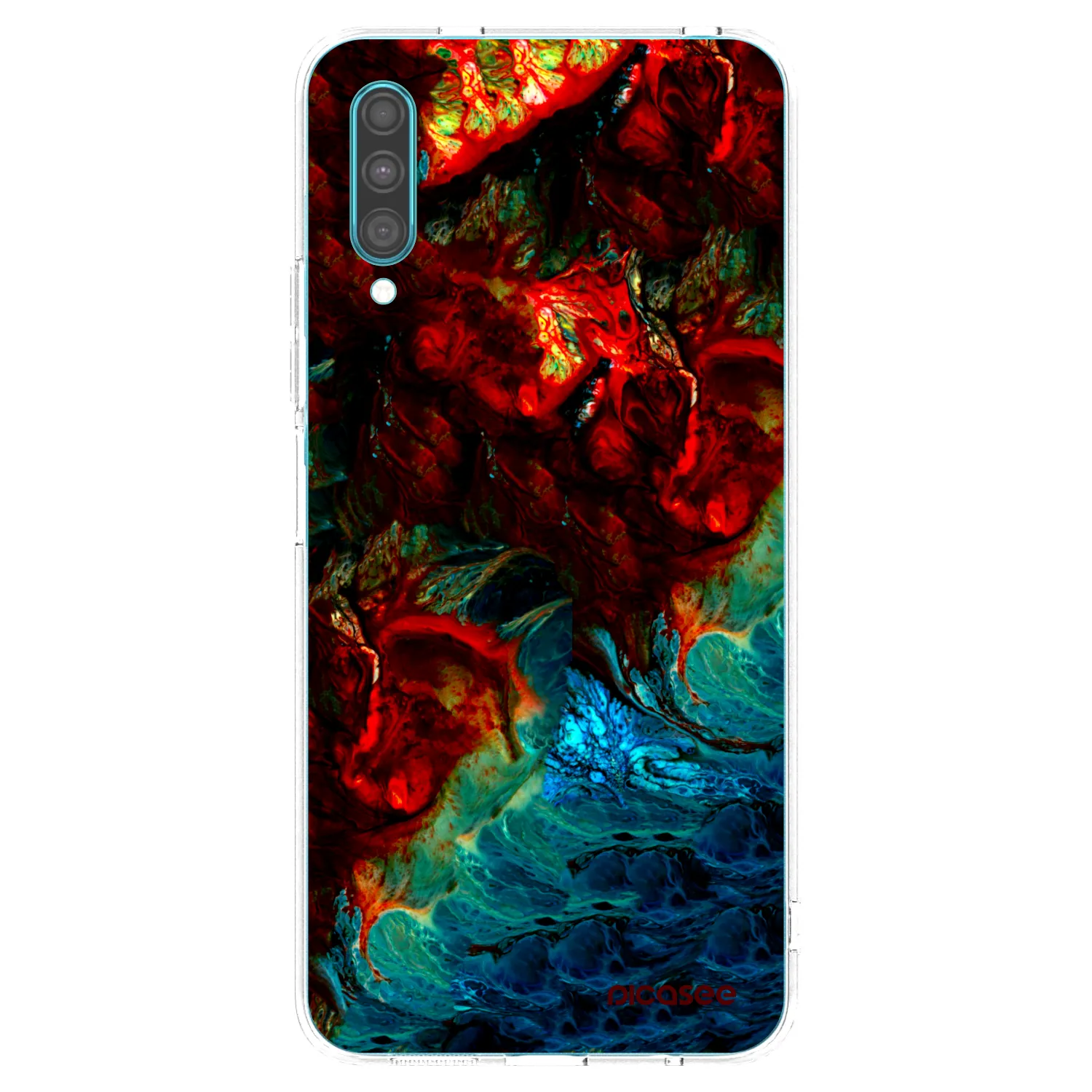 Picasee silikonska prozirna maskica za Samsung Galaxy A30s A307F - Universe