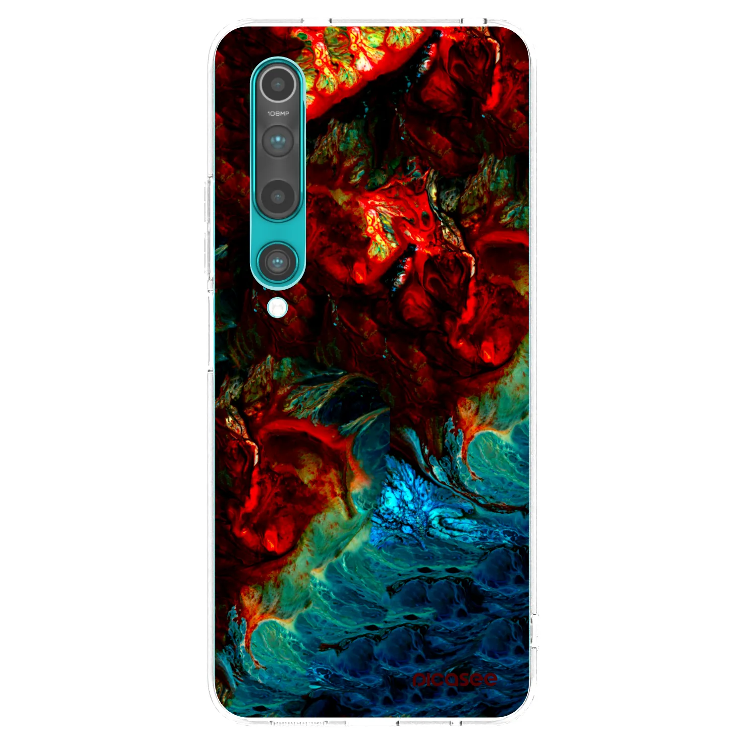 Picasee silikonska prozirna maskica za Xiaomi Mi 10 - Universe