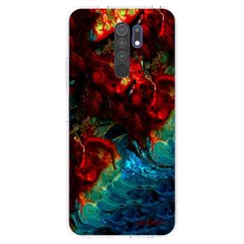 Picasee silikonska prozirna maskica za Xiaomi Redmi 9 - Universe