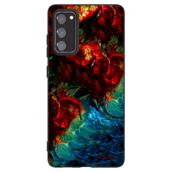 Picasee crna silikonska maskica za Samsung Galaxy S20 FE - Universe