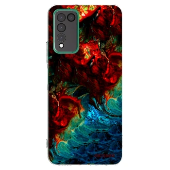 Picasee silikonska prozirna maskica za Honor 10X Lite - Universe