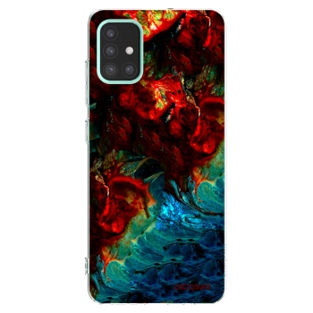 Picasee silikonska prozirna maskica za Samsung Galaxy M31s - Universe
