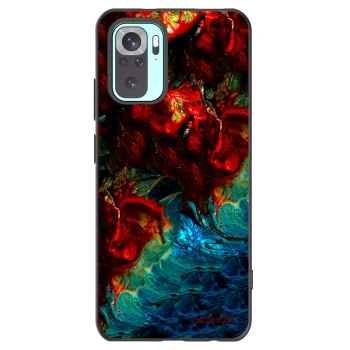 Picasee crna silikonska maskica za Xiaomi Redmi Note 10 Pro - Universe