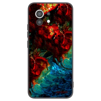 Picasee crna silikonska maskica za Xiaomi Mi 11 - Universe