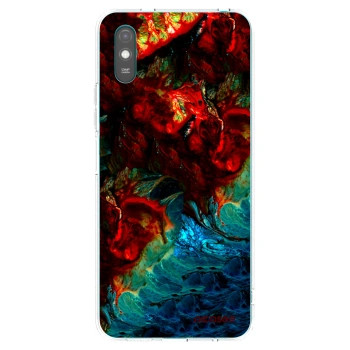 Picasee silikonska prozirna maskica za Xiaomi Redmi 9AT - Universe
