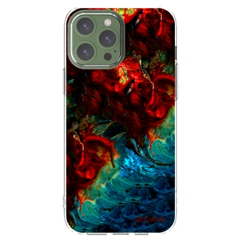 Picasee silikonska prozirna maskica za Apple iPhone 13 Pro Max - Universe