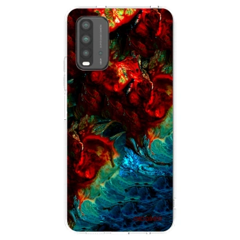 Picasee silikonska prozirna maskica za Xiaomi Redmi 9T - Universe