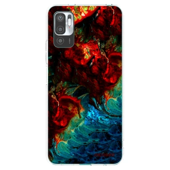 Picasee silikonska prozirna maskica za Xiaomi Redmi Note 10 5G - Universe