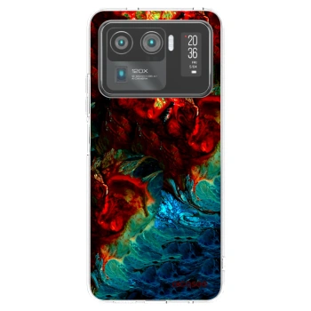 Picasee silikonska prozirna maskica za Xiaomi Mi 11 Ultra - Universe