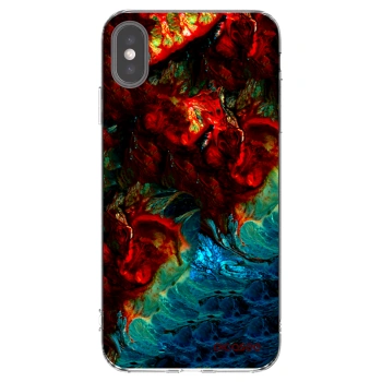 Picasee silikonska prozirna maskica za Apple iPhone XS Max - Universe