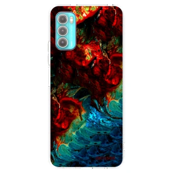 Picasee silikonska prozirna maskica za Motorola Moto G60 - Universe