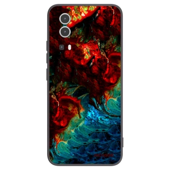 Picasee crna silikonska maskica za Vivo Y72 5G - Universe