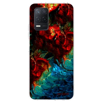 Picasee silikonska prozirna maskica za Realme 8 5G - Universe