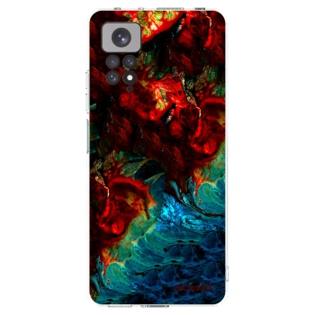 Picasee silikonska prozirna maskica za Xiaomi Redmi Note 11 - Universe