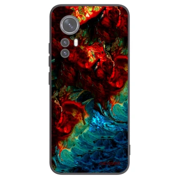 Picasee crna silikonska maskica za Xiaomi 12X - Universe