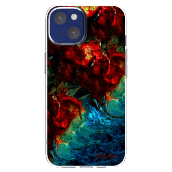 Picasee silikonska prozirna maskica za Apple iPhone 14 - Universe