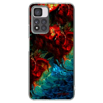 Picasee silikonska prozirna maskica za Xiaomi Redmi Note 11 Pro+ 5G - Universe