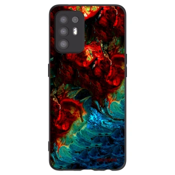 Picasee crna silikonska maskica za OPPO A94 5G - Universe