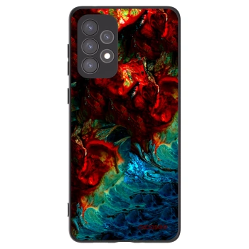 Picasee crna silikonska maskica za Samsung Galaxy A73 5G - Universe
