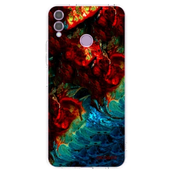 Picasee silikonska prozirna maskica za Honor 8X - Universe