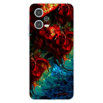 Picasee silikonska prozirna maskica za Xiaomi Redmi Note 12 5G - Universe
