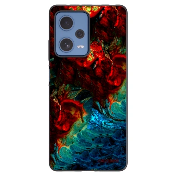 Picasee crna silikonska maskica za Xiaomi Redmi Note 12 Pro 5G - Universe