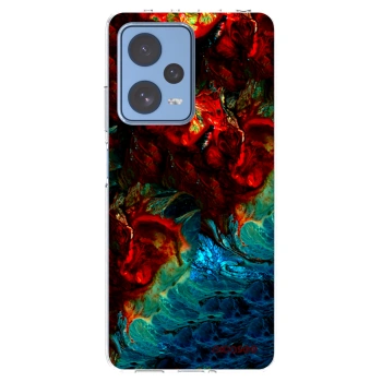 Picasee silikonska prozirna maskica za Xiaomi Redmi Note 12 Pro 5G - Universe