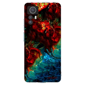 Picasee silikonska prozirna maskica za Xiaomi Redmi Note 12S - Universe
