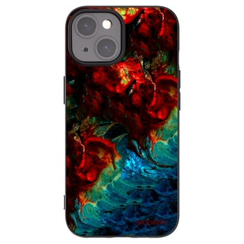 Picasee crna silikonska maskica za Apple iPhone 15 - Universe
