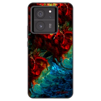 Picasee crna silikonska maskica za Xiaomi 13T - Universe