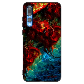 Picasee crna silikonska maskica za Huawei P20 Pro - Universe