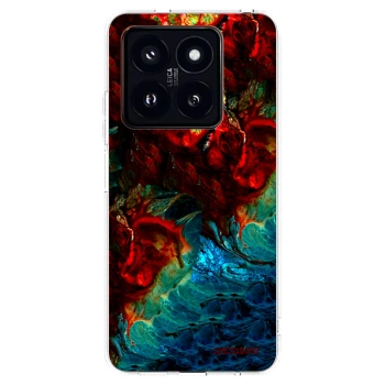 Picasee silikonska prozirna maskica za Xiaomi 14 Pro - Universe