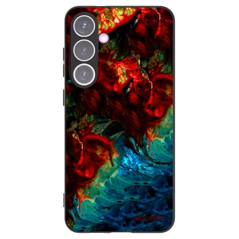 Picasee crna silikonska maskica za Samsung Galaxy S24+ S926B 5G - Universe