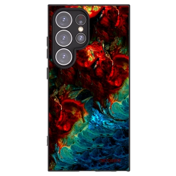 Picasee crna silikonska maskica za Samsung Galaxy S24 Ultra S928B 5G - Universe