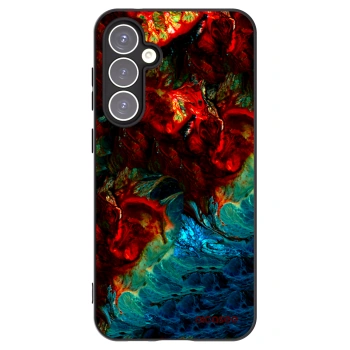 Picasee crna silikonska maskica za Samsung Galaxy S23 FE S711B - Universe