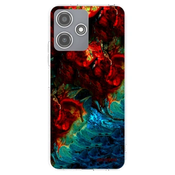 Picasee silikonska prozirna maskica za Xiaomi Redmi 12 5G - Universe