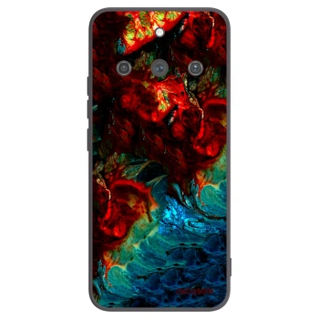 Picasee crna silikonska maskica za Realme 11 Pro+ - Universe