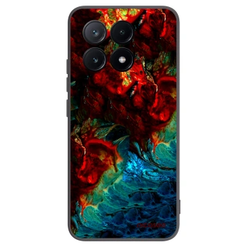 Picasee crna silikonska maskica za Xiaomi Poco X6 Pro - Universe