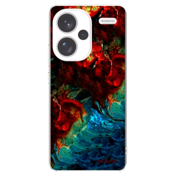 Picasee silikonska prozirna maskica za Xiaomi Redmi Note 13 Pro+ 5G - Universe