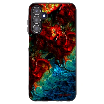 Picasee crna silikonska maskica za Samsung Galaxy A15 A155F 4G - Universe