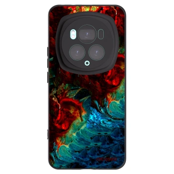 Picasee crna silikonska maskica za Honor Magic6 Pro - Universe