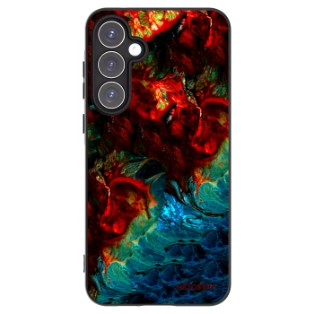 Picasee crna silikonska maskica za Samsung Galaxy A55 5G A556B - Universe