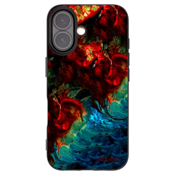 Picasee crna silikonska maskica za Apple iPhone 16 - Universe