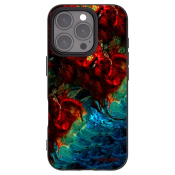 Picasee crna silikonska maskica za Apple iPhone 16 Pro - Universe