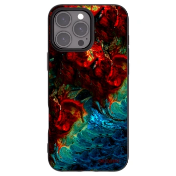 Picasee crna silikonska maskica za Apple iPhone 16 Pro Max - Universe