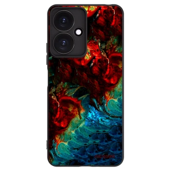Picasee crna silikonska maskica za Xiaomi Redmi 13C 5G - Universe