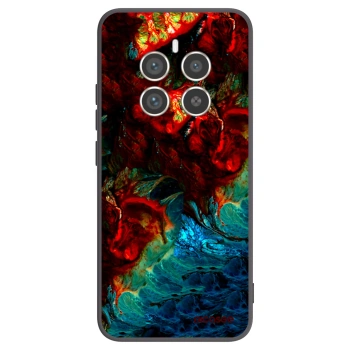 Picasee crna silikonska maskica za Realme 12 Pro 5G - Universe