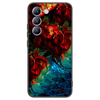 Picasee crna silikonska maskica za Vivo V40 SE 5G - Universe